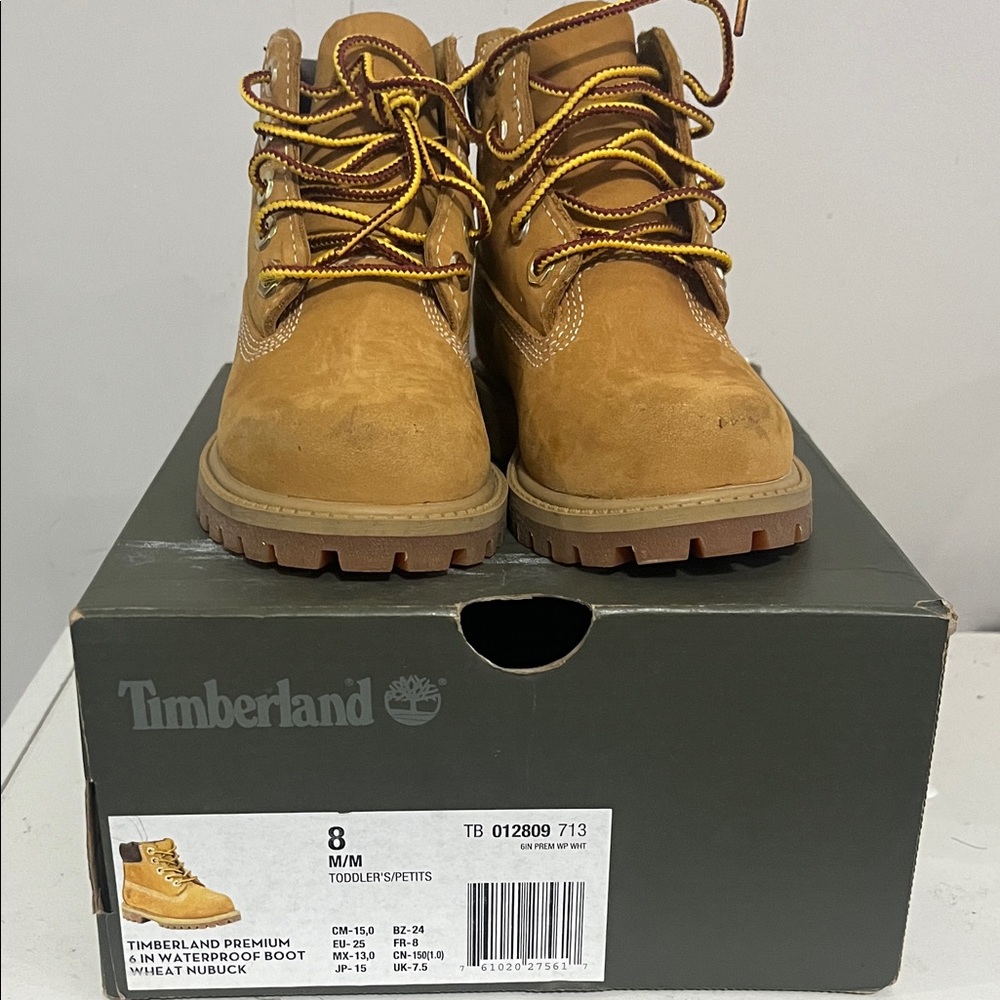 Timberland Toddler Tan Leather Boots